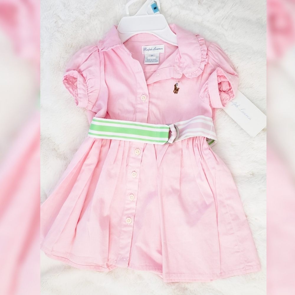6M Girl Ralph Lauren Baby 2 Piece Set